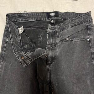 Paige grey skinny jeans